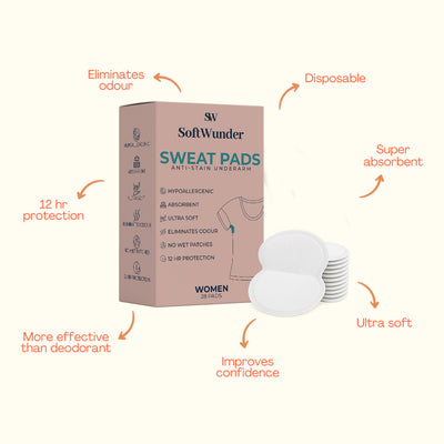 4x SoftWunder Sweat Pads Packs